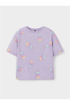 КР 302939/сиреневый 3812 Н214 к677 фуфайка (футболка) для дев КР 302939/сиреневый 3812