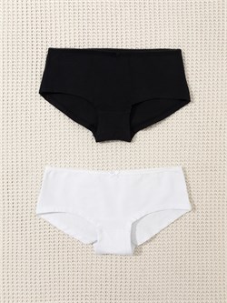К 1964-2уп/белый,черный набор трусы для дев К 1964-2уп/белый,черный
