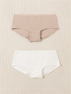 К 1964-2уп/нюдовый беж,сахар набор трусы для дев  К 1964-2уп/нюдовый беж