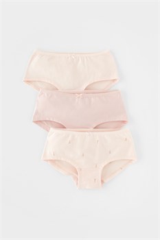 К 1964-3уп/бл.персиковый,пыльный персик,морковки трусы для дев К 1964-3уп/бл.персиковый-1