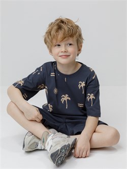 КР 302979/темно-синий 4019 Н225 к686 фуфайка (футболка) для мал  КР 302979/темно-синий