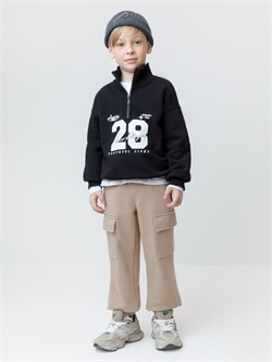 КР 400907/темно-бежевый 1304 к682 брюки для мал  КР 400907/темно-бежевый