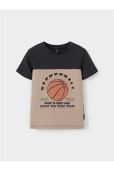 КР 302984-1/темно-синий,тем.бежевый к682 фуфайка (футболка) для мал КР 302984-1/темно-синий