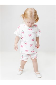 КР 400683/молочный Н196 к681 шорты для дев  КР 400683/молочный Н196