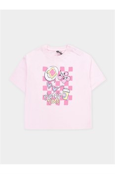 КР 302931/светло-розовый 2807 к669 фуфайка (футболка) для дев  КР 302931/светло-розовый