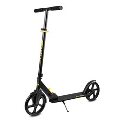 2хкол. самокат CITYRIDE, сталь 100%, Дека:46,5*13,5 см,грипсы 135мм TPR, колеса PU 200/200 мм Черный CR-S2-13EB
