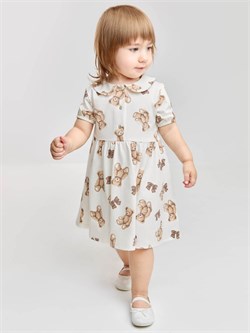 КР 5971/молочный 0605 Н331 к749 платье для дев КР 5971/молочный 0605 Н33-1
