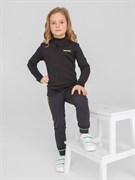 Лосины для девочки 2-слойные HOTGUARD Merinowool by UKI kids (черный) 17w22-055