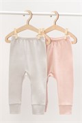 К 4718-2уп/розовый,бежевый брюки для девочки ясельного возраста