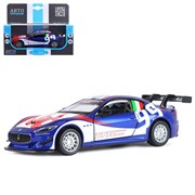 ТМ "Автопанорама" Машинка металл., 1:32 Maserati Gran Turismo MC GT4, синий,  в/к 17,5*13,5*9 см JB1251322