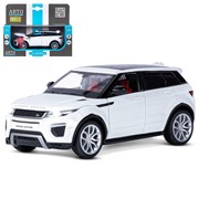 ТМ "Автопанорама" Машинка металлическая 1:32  Range Rover Evoque, белый, в/к 17,5*13,5*9 см JB1251329