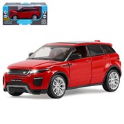 ТМ "Автопанорама" Машинка металлическая 1:24 Land Rover Range Rover Evoque, красный, в/к 24,5*12,5*1 JB1200120