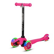 Самокат трехколесный City-Ride xd4, колеса PVC 110/76 светодиоды, цвет Розовый NEW CR-S4-01PK