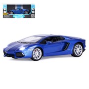 ТМ "Автопанорама" Машинка металлическая, 1:24 Lamborghini Aventador Coupé, синий, в/к 24,5*12,5*10,5 JB1251385-1