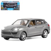 ТМ "Автопанорама" Машинка металлическая 1:24 Porsche Cayenne S, серый,  в/к 24,5*12,5*10,5 см JB1200119-1