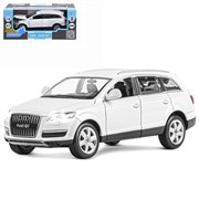 ТМ "Автопанорама" Машинка металлическая 1:24 Audi Q7, белый, в/к 24,5*12,5*10,5 см JB1200118-1