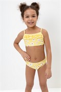 ТК 17001/16н ХФ купальный костюм для девочки светло-желтый, ромашки