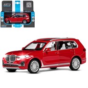 ТМ "Автопанорама" Машинка металлическая 1:32 BMW X7, красный,в/к 18*13,5*9 см JB1251312