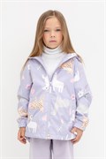 ВК 32144/н/3 Ал куртка для девочки лепесток орхидеи, единорог и друзья