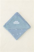 К 8500/пыльно-синий(облако) простынка для купания для детей ясельного возраста р 85*85