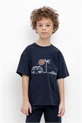 КР 302377/индиго к452 фуфайка для мальчика   КР 302377/индиго к452