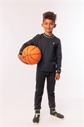 Кофта унисекс 2-слойная HOTGUARD Merinowool by UKI kids 2024 (Черный) 18w24-051
