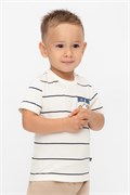 КР 302753/суровый,индиго,полоска к568 фуфайка (футболка) д/мал яс КР 302753/суровый,индиго