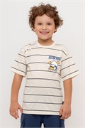 КР 302757/суровый,индиго,полоска к569 фуфайка (футболка) для мал  КР 302757/суровый,индиго