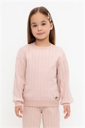 КР 302717-1/дымчатая роза к557 джемпер (свитшот) для дев  КР 302717-1/дымчатая роза