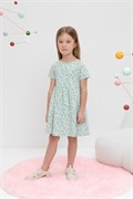 КР 5794/голубая дымка,цветочный танец к465 платье для девочки КР 5794/голубая дымка