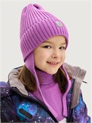 Комплект шапка и манишка  12з16025 цикламен 12з16025-5