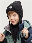 Комплект шапка и манишка  12з16025 черный 12з16025-9