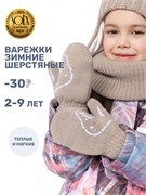Варежки 14з17025 беж  14з17025-14