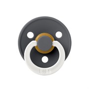 Пустышка латексная ночная BIBS Colour Glow - Iron, 18+ мес. 300274
