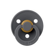 Пустышка латексная BIBS Colour Anatomical - Iron, 0+ мес. 111221