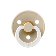 Пустышка латексная ночная BIBS Colour Glow Symmetrical - Vanilla, 0+ мес. 121257