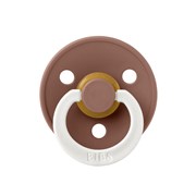 Пустышка латексная ночная BIBS Colour Glow - Woodchuck, 0+ мес. 100330