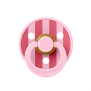 Пустышка латексная BIBS Studio Colour - Block - Baby Pink Coral, 6+ мес. 20022262