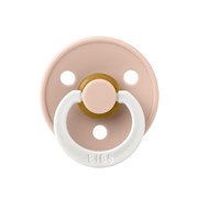 Пустышка латексная ночная BIBS Colour Glow Symmetrical - Blush, 0+ мес. 121256