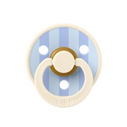 Пустышка латексная BIBS Studio Colour - Block - Ivory Dusty Blue, 0+ мес. 10022304