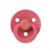 Пустышка латексная BIBS Colour Symmetrical - Coral, 6+ мес. 221262