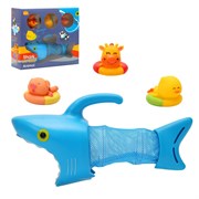 Игровой набор для купания, в комплекте акула и 3 игрушки, в/к 32,2х10,7х25,5см JB0333843