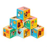 Игрушка "Мякиши" мягконабивные кубики (МультБукварик 6 кубиков, 8*8 см) 944