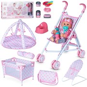 Игровой набор "Пупс с аксессуарами", в/к 66*10,5*32 см JB0213300