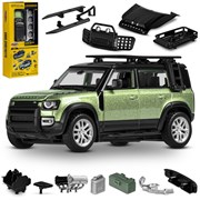 Машинка металлическая 1:43 2020 Land Rover Defender 110, зеленый, тюнинг, откр. двери, своб.ход JB1251653