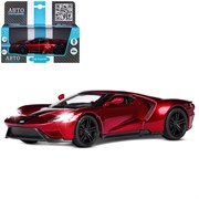 ТМ "Автопанорама" Машинка металлическая 1:32 Ford GT, красный, 17,5*12,5*6,5 см JB1251332