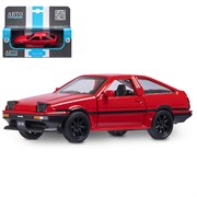 ТМ "Автопанорама" Машинка металл. 1:37 Toyota AE86, красный, инерция, откр. двери, в/к 17,5*12,5*6,5 JB1251668