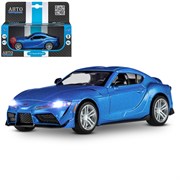 ТМ "Автопанорама" Машинка металлическая 1:31 Toyota Supra, матовый синий, в/к 17,5*13,5*9 см JB1251638