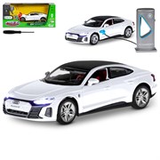 Машинка металлическая 1:36 Audi RS e-tron GT с зарядной станцией,  в/к 20,6*9,*9 см JB1251678