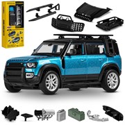 Машинка металлическая 1:43 2020 Land Rover Defender 110, синий, тюнинг, откр. двери,своб.ход JB1251655